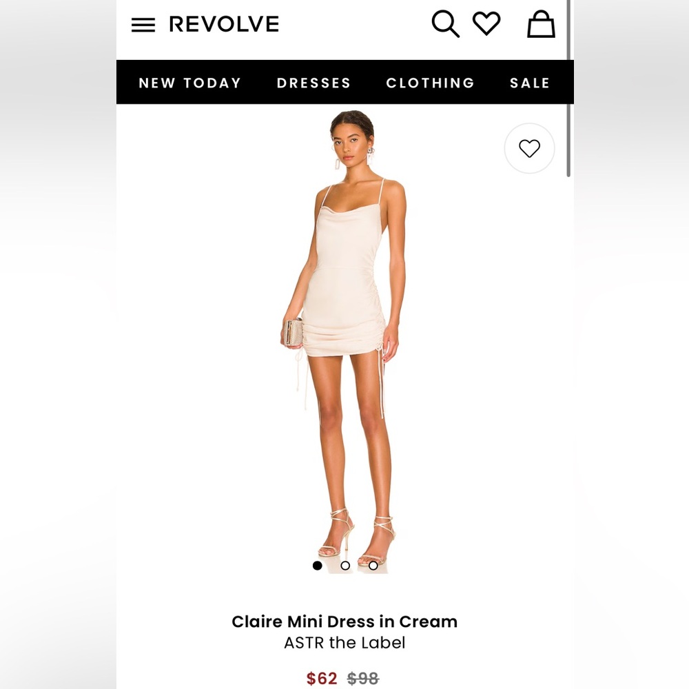 Claire Mini Dress in Cream
ASTR the Label From Revolve Clothing